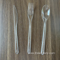 Promotional disposable spoon custom shape plastic PS cutlery